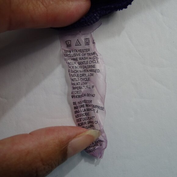 Allison Daley Ribbed Sleeveless Tank Top Career Shell Purple Womens Size L - Picture 5 of 9